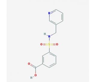 3-{[(pyridin-3-ylmethyl)amino]sulfonyl}benzoic acid - chemical structure image