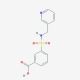 3-{[(pyridin-3-ylmethyl)amino]sulfonyl}benzoic acid - chemical structure image