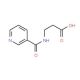 3-[(Pyridine-3-carbonyl)-amino]-propionic acid (CAS 17274-88-3) - chemical structure image