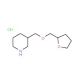 3-[(Tetrahydro-2-furanylmethoxy)methyl]piperidine hydrochloride - chemical structure image