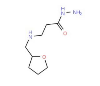3-[(Tetrahydro-2-furanylmethyl)amino]-propanohydrazide - chemical structure image