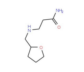 3-[(Tetrahydro-2-furanylmethyl)amino]propanamide - chemical structure image