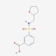 3-{[(tetrahydrofuran-2-ylmethyl)amino]sulfonyl}benzoic acid (CAS 603118-19-0) - chemical structure image