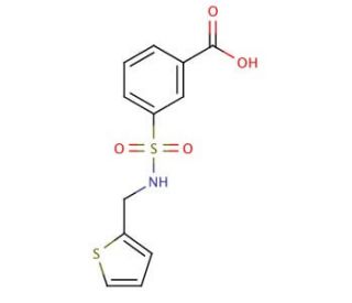 3-{[(thien-2-ylmethyl)amino]sulfonyl}benzoic acid - chemical structure image