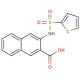 3-[(thien-2-ylsulfonyl)amino]-2-naphthoic acid - chemical structure image