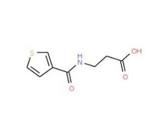 3-[(thien-3-ylcarbonyl)amino]propanoic acid - chemical structure image