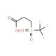 3-[(trifluoromethyl)sulfonyl]propanoic acid - chemical structure image