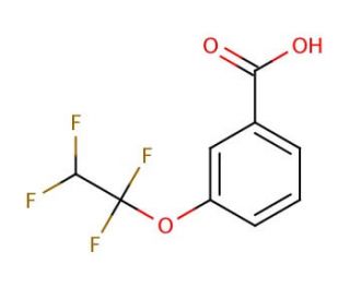 3-(1,1,2,2-Tetrafluoroethoxy)benzoic acid (CAS 70126-48-6) - chemical structure image