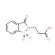3-(1,1,3-Trioxo-1,3-dihydro-1lambda*6*-benzo[d]isothiazol-2-yl)-propionic acid - chemical structure image