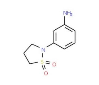 3-(1,1-dioxidoisothiazolidin-2-yl)aniline - chemical structure image