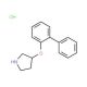 3-([1,1′-Biphenyl]-2-yloxy)pyrrolidine hydrochloride - chemical structure image