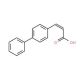 3-[1,1′-Biphenyl]-4-ylacrylic acid (CAS 13026-23-8) - chemical structure image