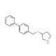 3-([1,1′-Biphenyl]-4-ylmethoxy)pyrrolidine - chemical structure image