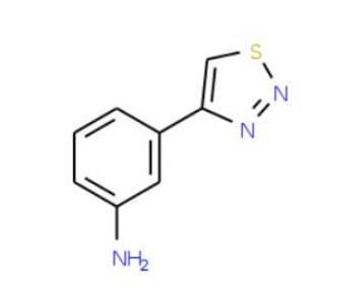 3-[1,2,3]Thiadiazol-4-yl-phenylamine - chemical structure image