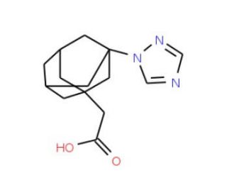 (3-[1,2,4]Triazol-1-yl-adamantan-1-yl)-acetic acid - chemical structure image