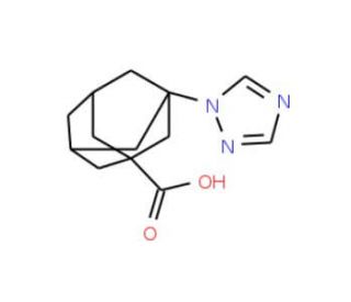 3-[1,2,4]Triazol-1-yl-adamantane-1-carboxylic acid (CAS 418805-51-3) - chemical structure image