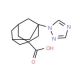 3-[1,2,4]Triazol-1-yl-adamantane-1-carboxylic acid (CAS 418805-51-3) - chemical structure image