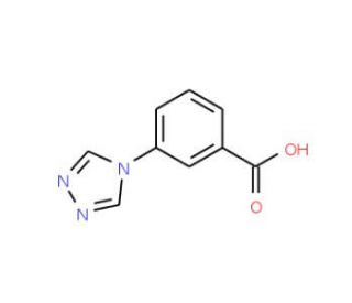 3-[1,2,4]Triazol-4-yl-benzoic acid (CAS 335255-80-6) - chemical structure image