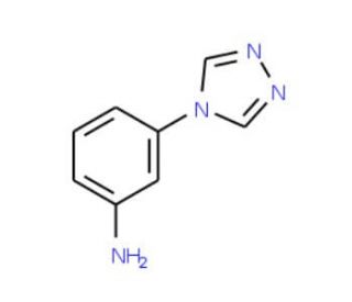 3-[1,2,4]Triazol-4-yl-phenylamine (CAS 252928-92-0) - chemical structure image