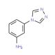 3-[1,2,4]Triazol-4-yl-phenylamine (CAS 252928-92-0) - chemical structure image