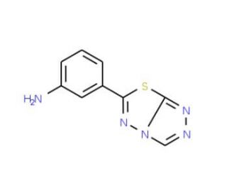 3-[1,2,4]Triazolo[3,4-b][1,3,4]thiadiazol-6-yl-phenylamine - chemical structure image