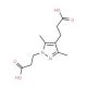 3-[1-(2-carboxyethyl)-3,5-dimethyl-1H-pyrazol-4-yl]propanoic acid - chemical structure image