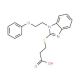 3-{[1-(2-Phenoxyethyl)-1H-benzimidazol-2-yl]-thio}propanoic acid - chemical structure image