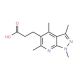 3-(1,3,4,6-tetramethyl-1H-pyrazolo[3,4-b]pyridin-5-yl)propanoic acid - chemical structure image