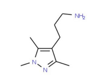 3-(1,3,5-Trimethyl-1H-pyrazol-4-yl)-propylamine - chemical structure image