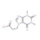 3-(1,3-Dimethyl-2,6-dioxo-1,2,3,6-tetrahydro-purin-7-yl)-propionic acid (CAS 17781-08-7) - chemical structure image