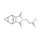 3-(1,3-Dioxooctahydro-4,6-ethenocyclopropa-[f]isoindol-2(1H)-yl)propanoic acid - chemical structure image