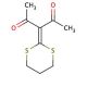 3-(1,3-Dithian-2-ylidene)pentane-2,4-dione (CAS 55727-23-6) - chemical structure image