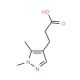 3-(1,5-Dimethyl-1H-pyrazol-4-yl)-propionic acid - chemical structure image