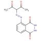 3-(1-Acetylacetonylazo)phthalhydrazide (CAS 109632-03-3) - chemical structure image