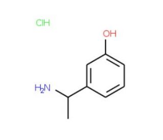 3-(1-Aminoethyl)phenol hydrochloride - chemical structure image