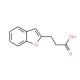 3-(1-benzofuran-2-yl)propanoic acid (CAS 21683-86-3) - chemical structure image
