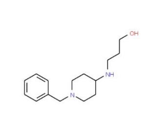 3-(1-Benzyl-piperidin-4-ylamino)-propan-1-ol - chemical structure image