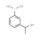 3-(1-Hydroxyethyl)phenylboronic acid (CAS 1036760-03-8) - chemical structure image
