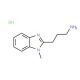 3-(1-Methyl-1H-benzimidazol-2-yl)propan-1-aminehydrochloride - chemical structure image