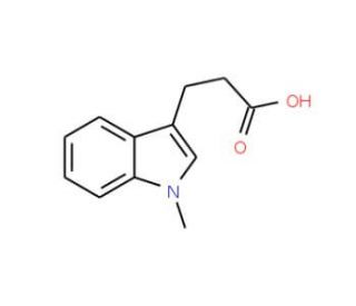 3-(1-Methyl-1H-indol-3-yl)-propionic acid - chemical structure image