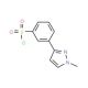 3-(1-Methyl-1H-pyrazol-3-yl)benzenesulphonyl chloride (CAS 912569-59-6) - chemical structure image