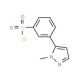 3-(1-Methyl-1H-pyrazol-5-yl)benzenesulphonyl chloride (CAS 941716-85-4) - chemical structure image