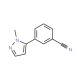 3-(1-Methyl-1H-pyrazol-5-yl)benzonitrile (CAS 179055-95-9) - chemical structure image
