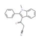 3-(1-Methyl-2-phenyl-1H-indol-3-yl)-3-oxo-propionitrile (CAS 568553-08-2) - chemical structure image