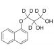 3-(1-Naphthalenyloxy)-1,2-propanediol-d5 (CAS 36112-95-5) - chemical structure image