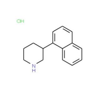 3-(1-Naphthyl)piperidine hydrochloride - chemical structure image