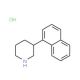 3-(1-Naphthyl)piperidine hydrochloride - chemical structure image