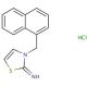 3-(1-naphthylmethyl)-1,3-thiazol-2(3H)-imine hydrochloride - chemical structure image