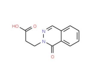 3-(1-Oxo-1H-phthalazin-2-yl)-propionic acid - chemical structure image