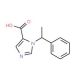 3-(1-Phenyl-ethyl)-3H-imidazole-4-carboxylic acid - chemical structure image